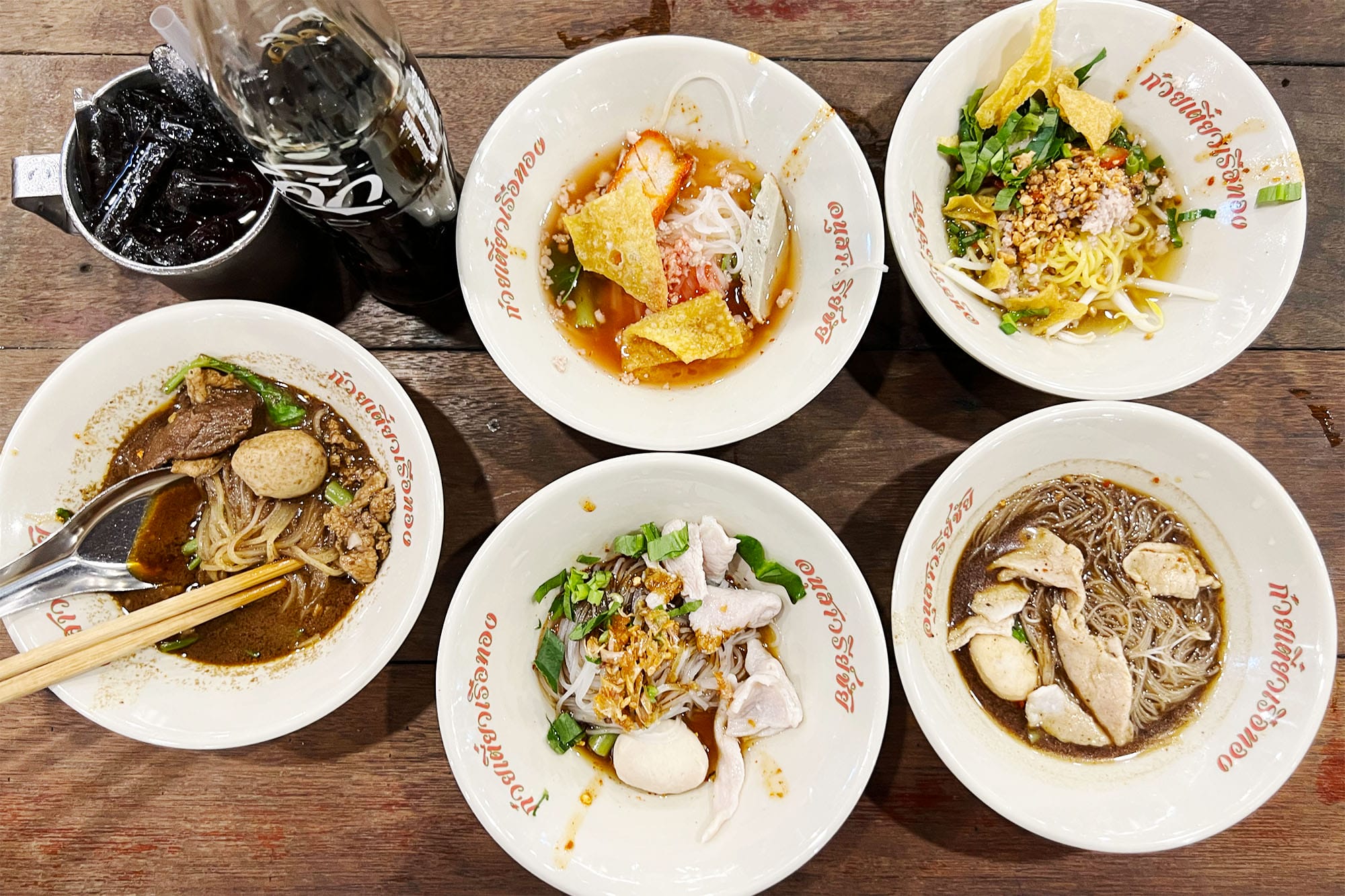 Boat Noodle Alley in Bangkok 