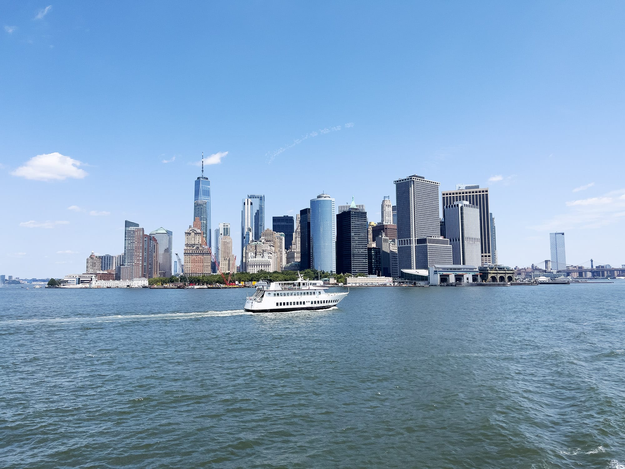 NYC: The Staten Island Ferry with a view of the Statue of Liberty