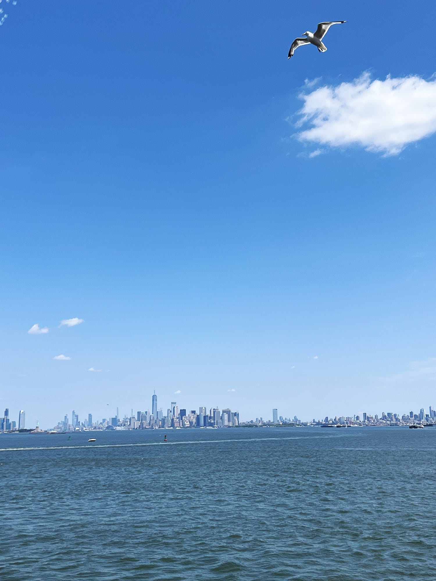 NYC: The Staten Island Ferry with a view of the Statue of Liberty