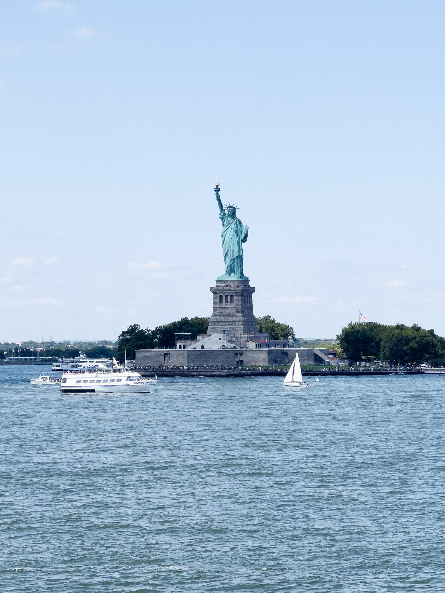 NYC: The Staten Island Ferry with a view of the Statue of Liberty