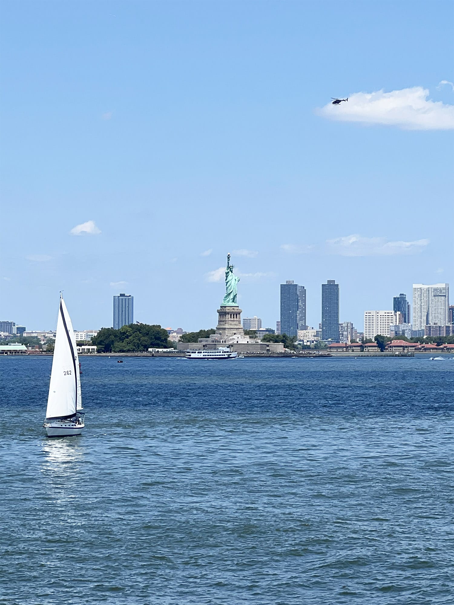 NYC: The Staten Island Ferry with a view of the Statue of Liberty