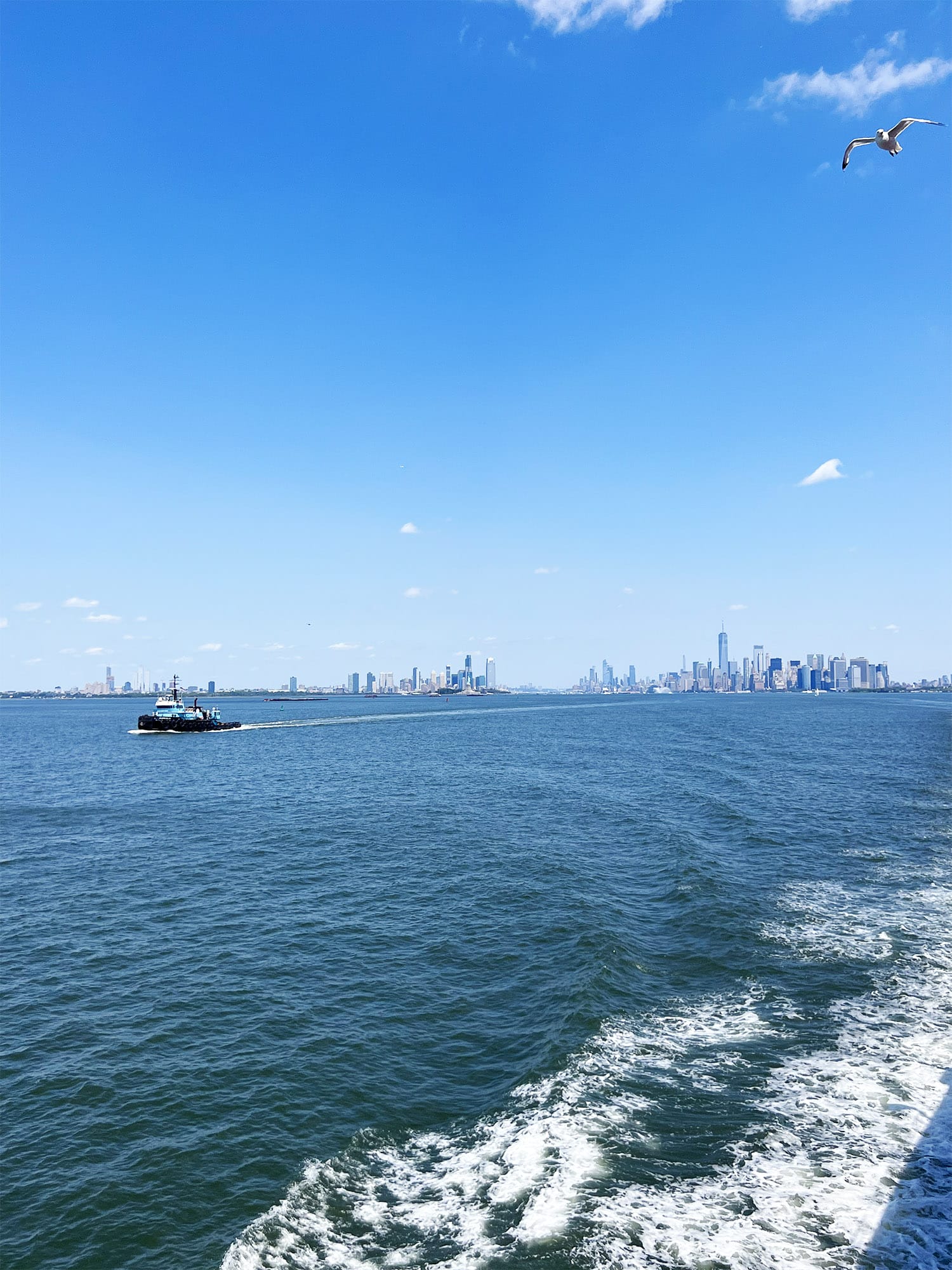 NYC: The Staten Island Ferry with a view of the Statue of Liberty