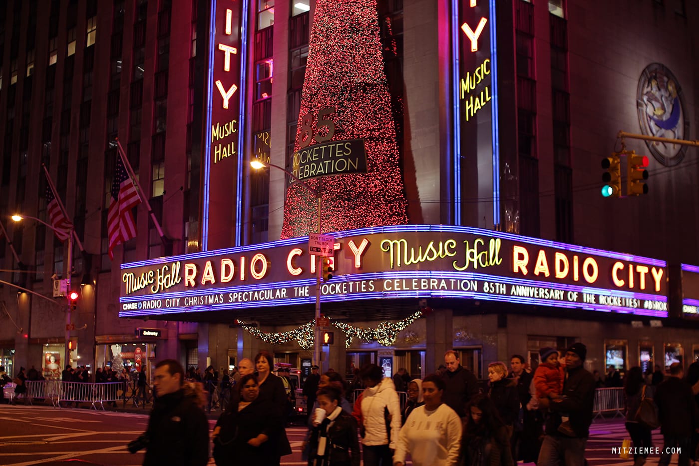 Radio City Hall Christmas tree