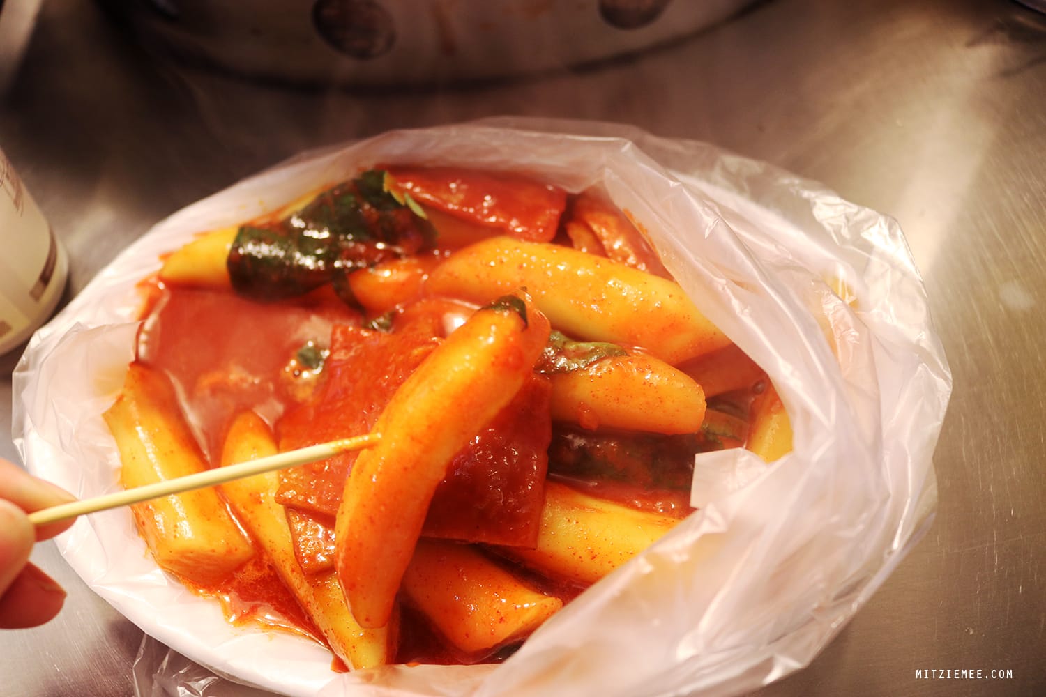 Tteokbokki, Korean rice cake, Hongdae, Seoul