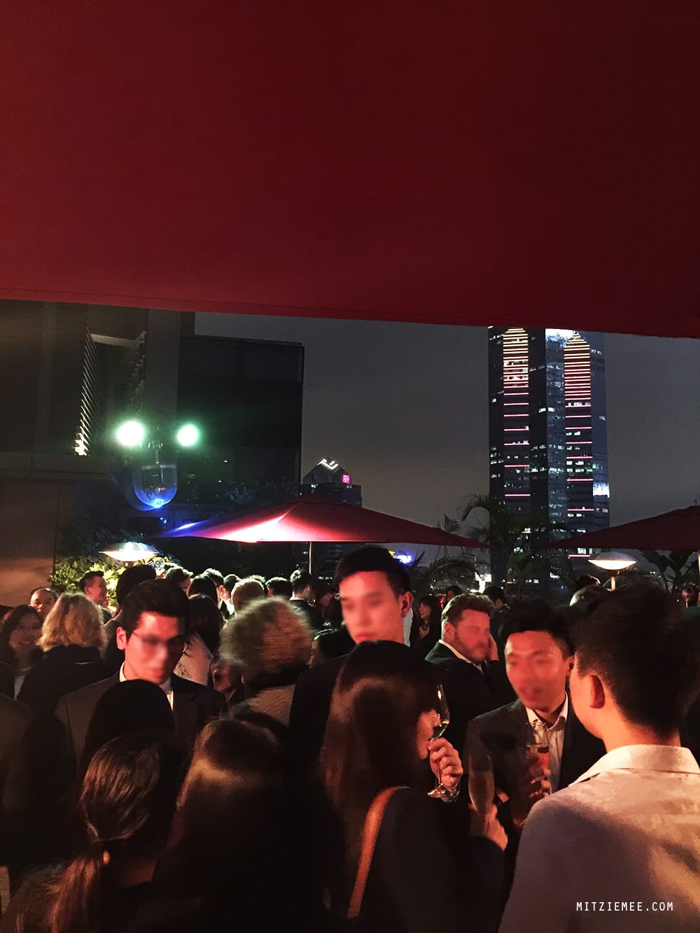 Cé La Vi rooftop bar in Lan Kwai Fong, Hong Kong