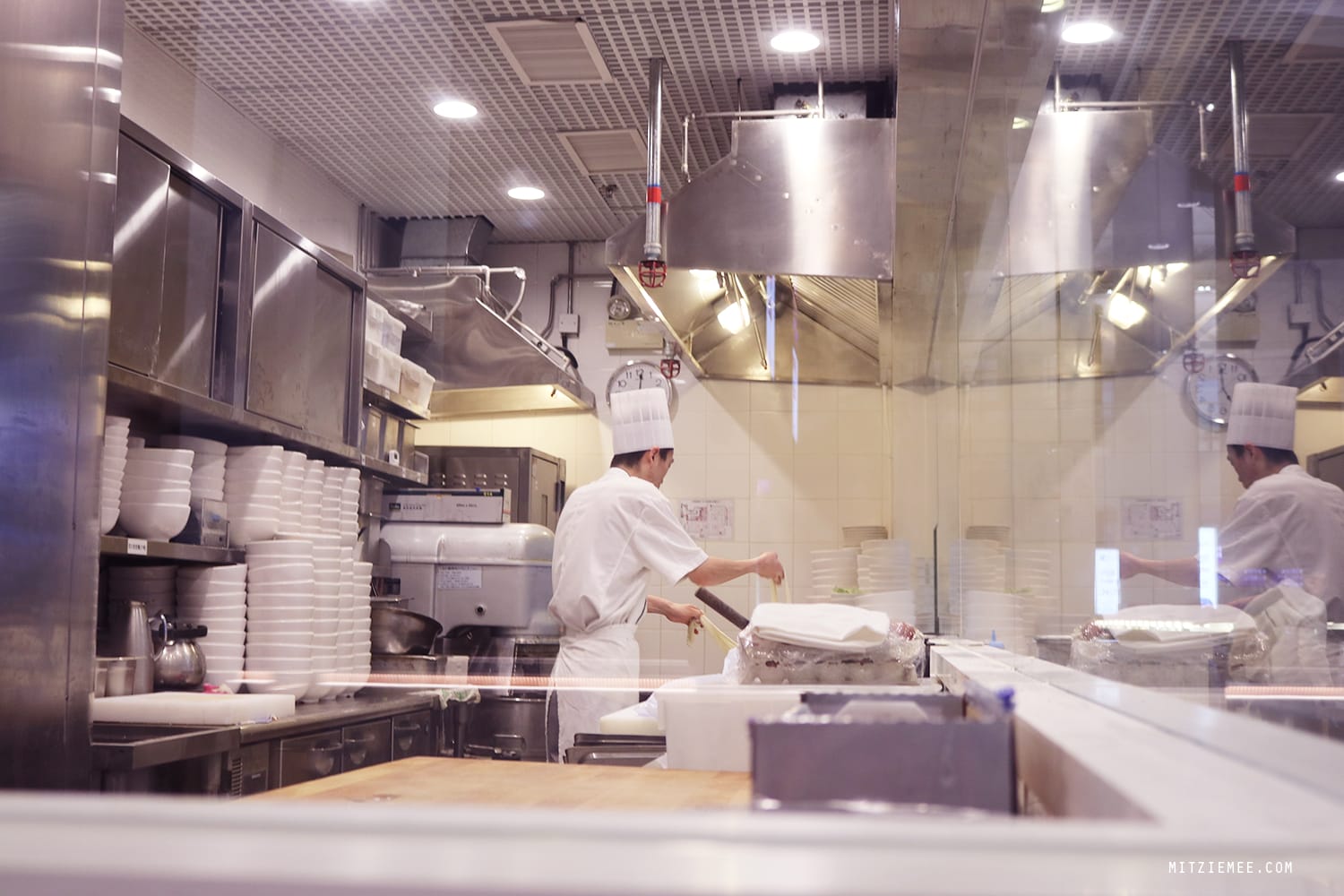 Nudler på Crystal Jade i Jong Kong Lufthavn