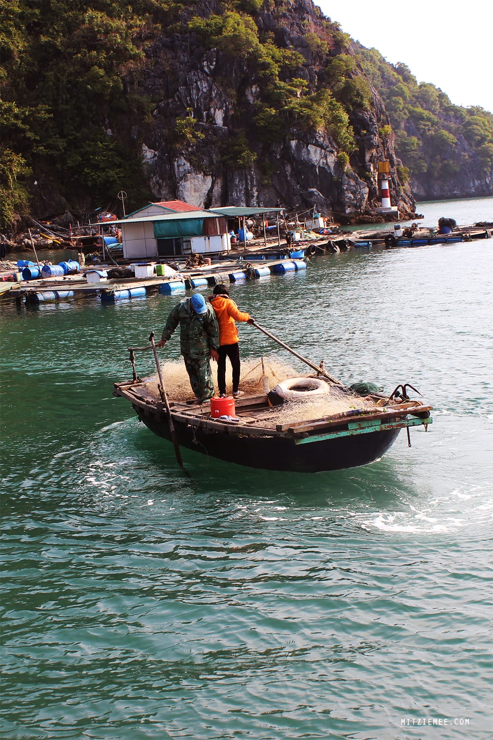 Floating village, Lan Ha Bay, Vietnam