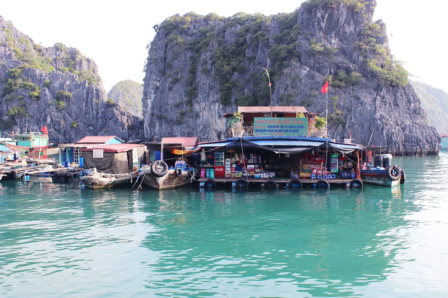 Floating village, Lan Ha Bay, Vietnam