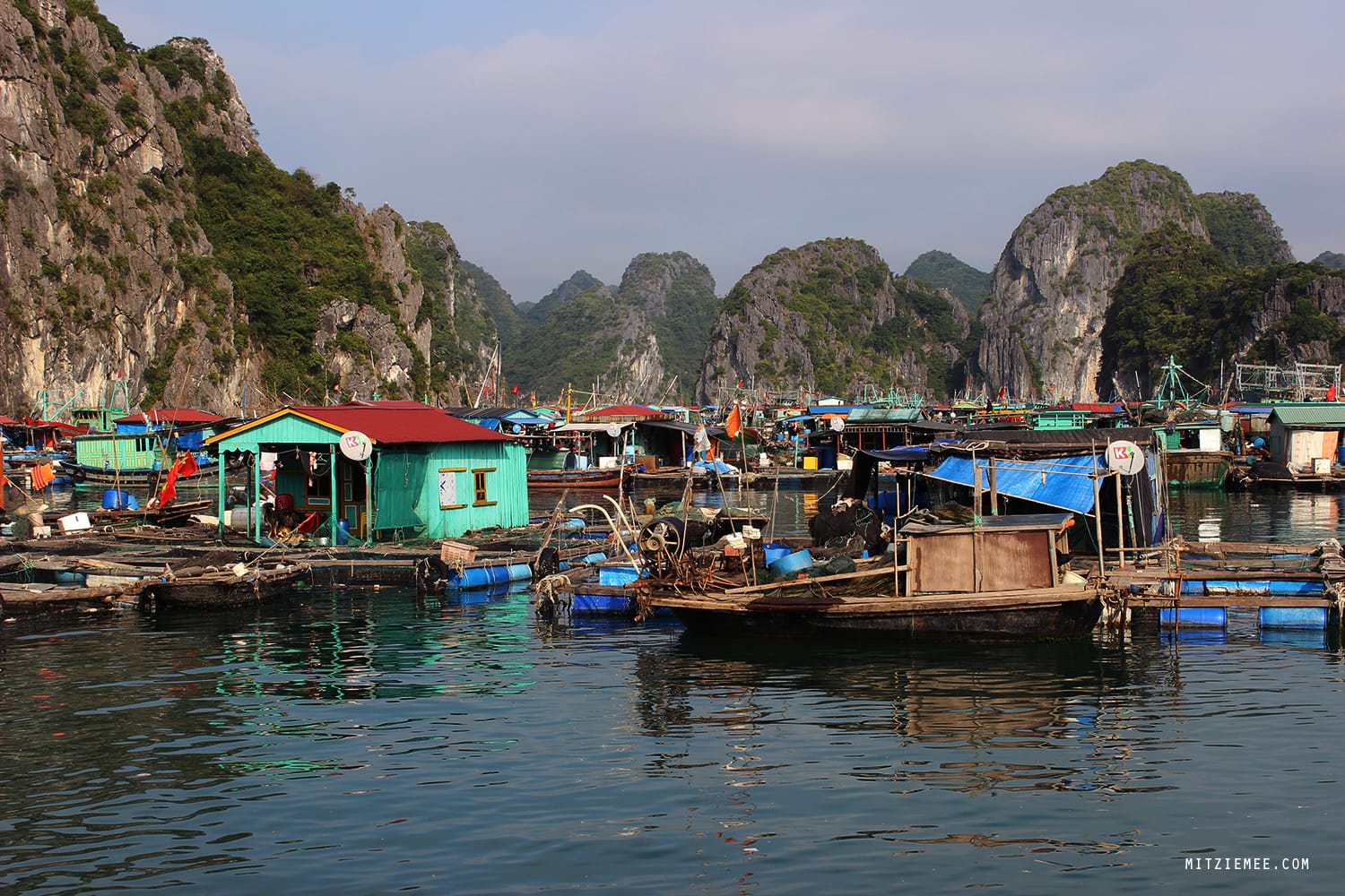 Floating village, Lan Ha Bay, Vietnam