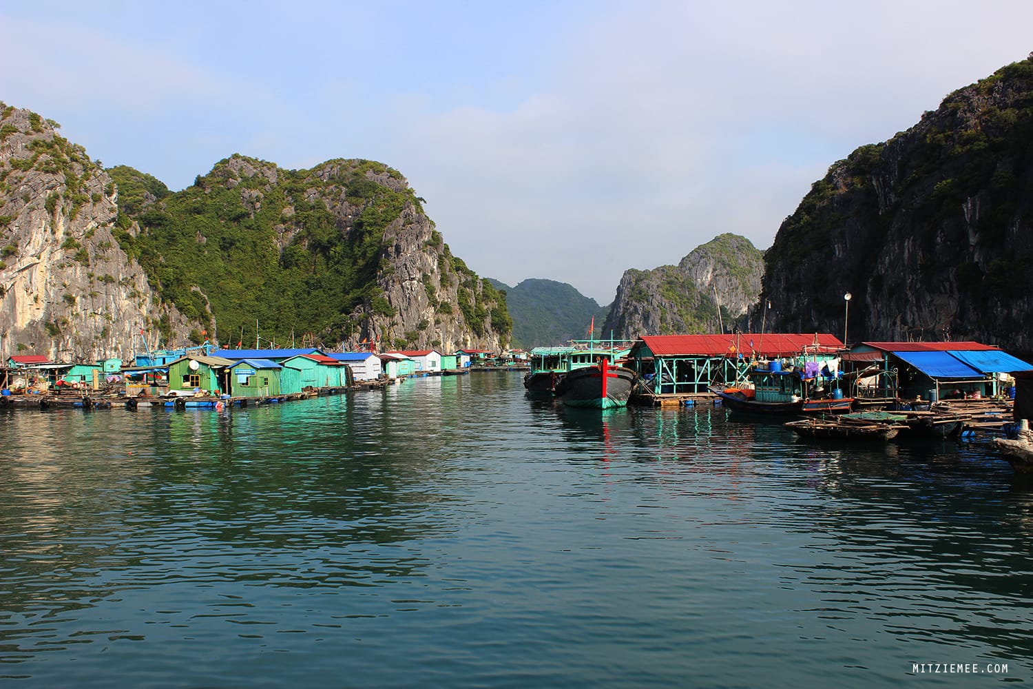Floating village, Lan Ha Bay, Vietnam