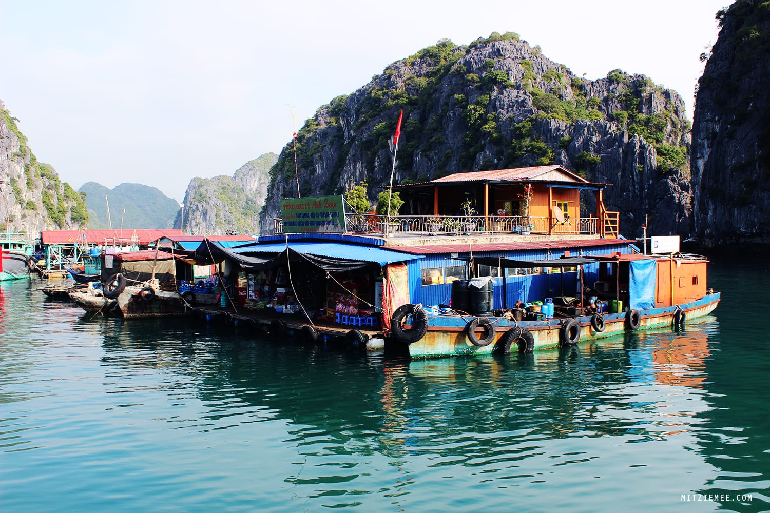 Floating village, Lan Ha Bay, Vietnam