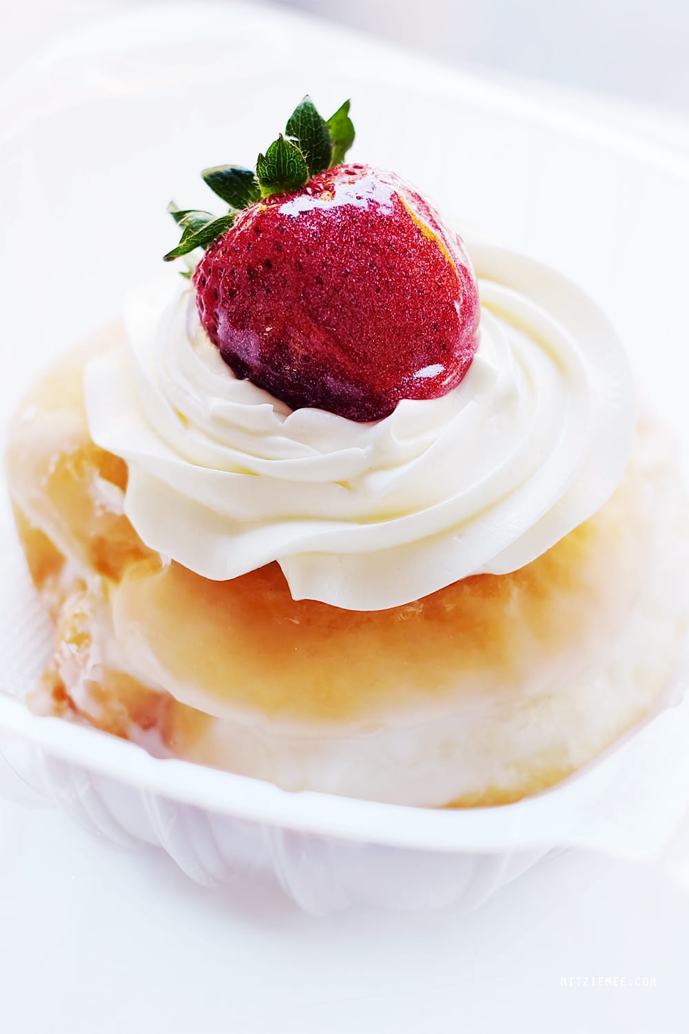 Strawberry doughnut at Café Dulcé, Little Tokyo, Los Angeles
