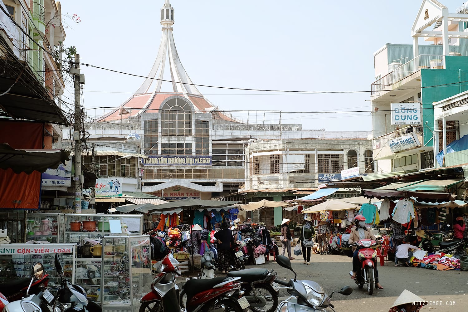 Pleiku Central Market, Vietnam