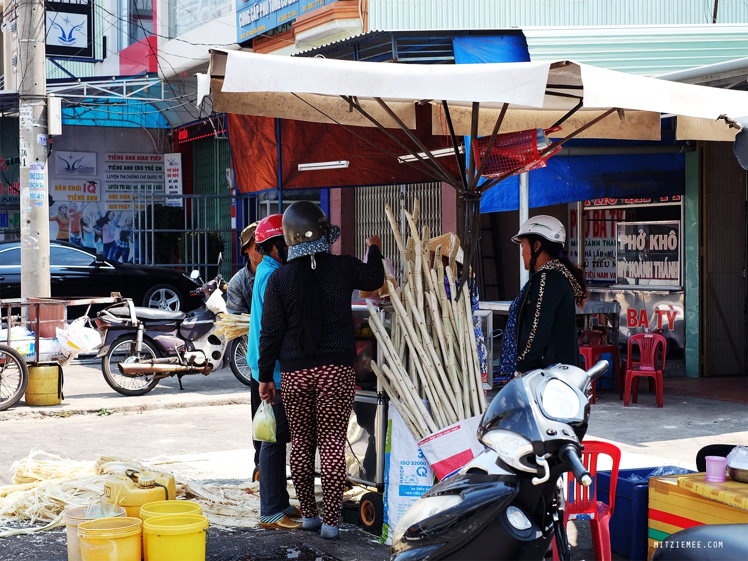 Pleiku Central Market, Vietnam