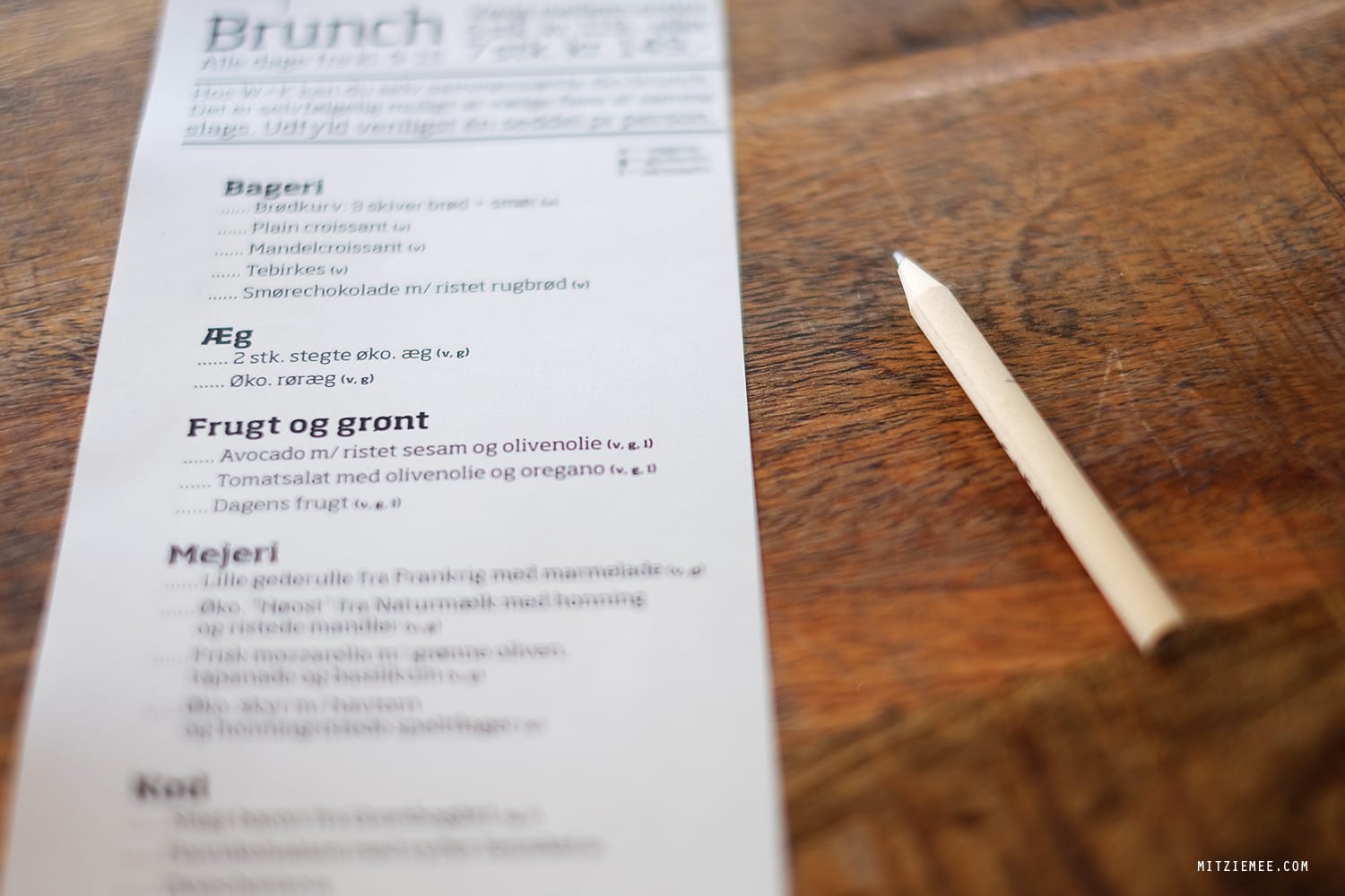 Wulff & Konstali, brunch in Copenhagen