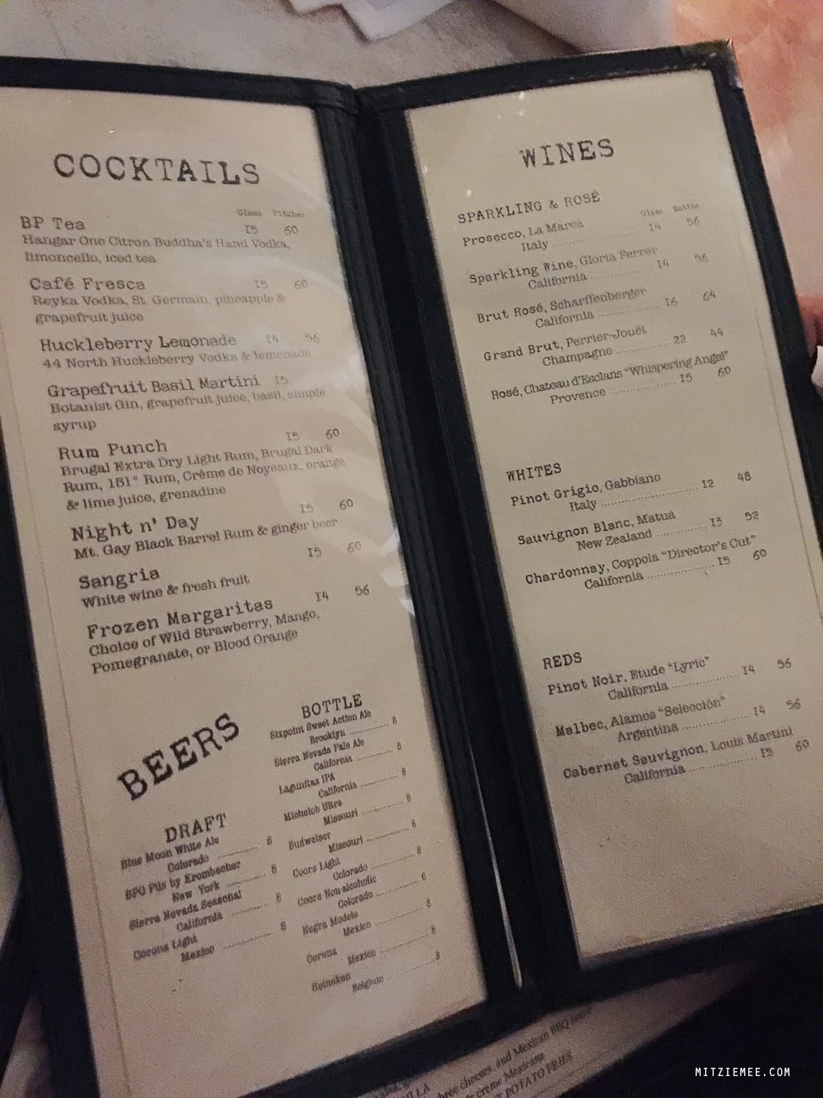 Bryant Park Café, New York