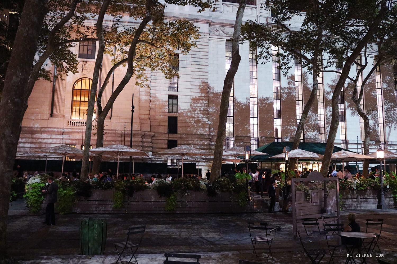 Bryant Park Café, New York