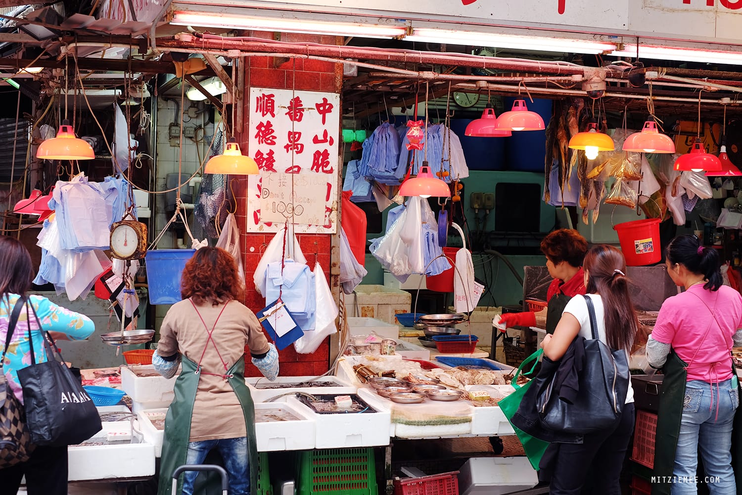 Graham Street Wet Market, Hong Kong