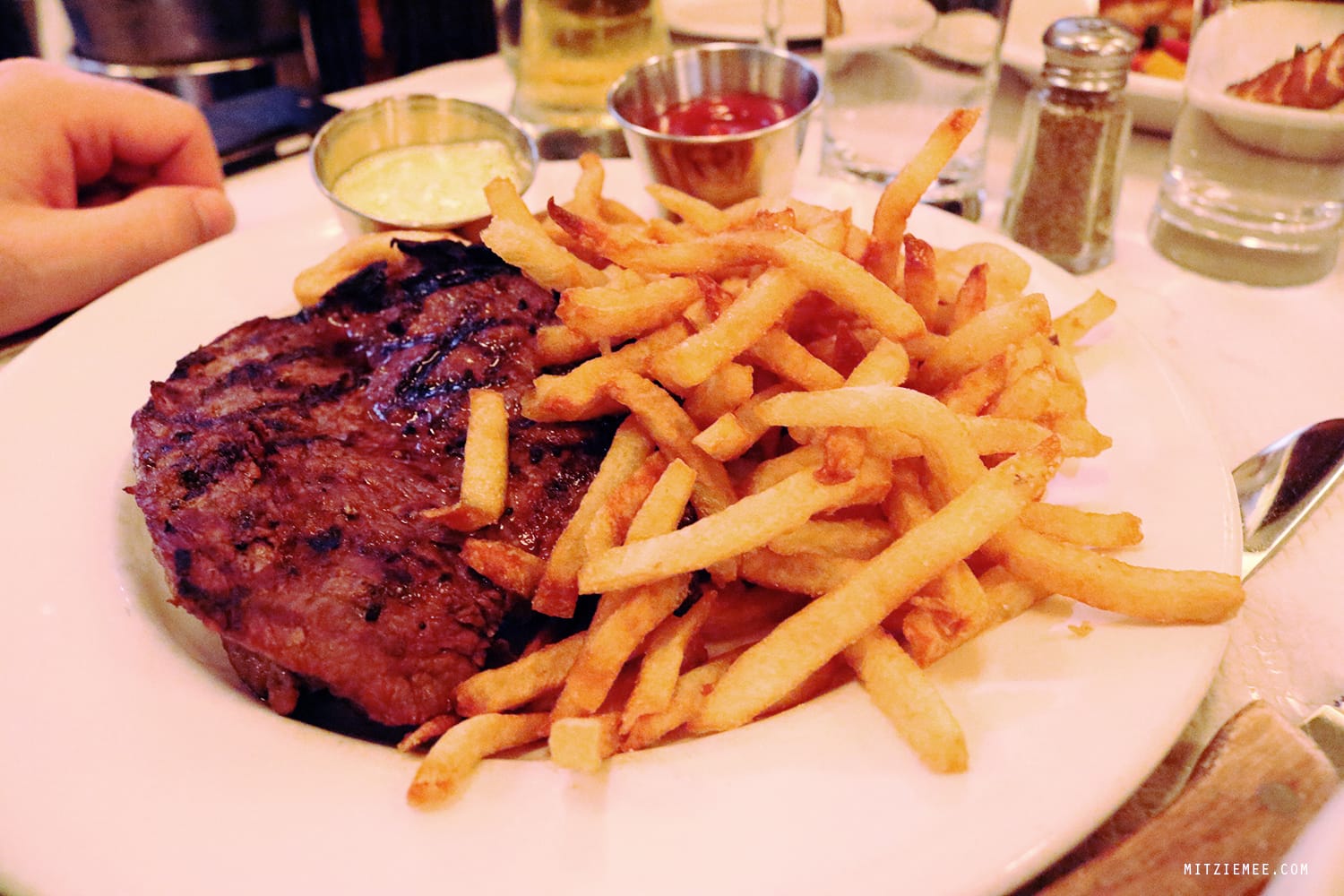 Steak Frites at Balthazar, SoHo, New York