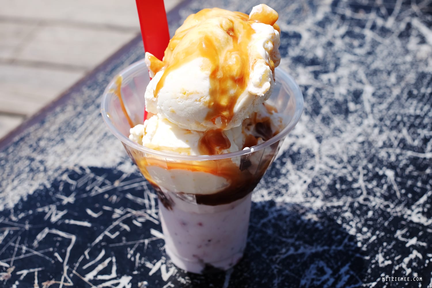 Peaches & Cream, Brooklyn Ice Cream Factory,