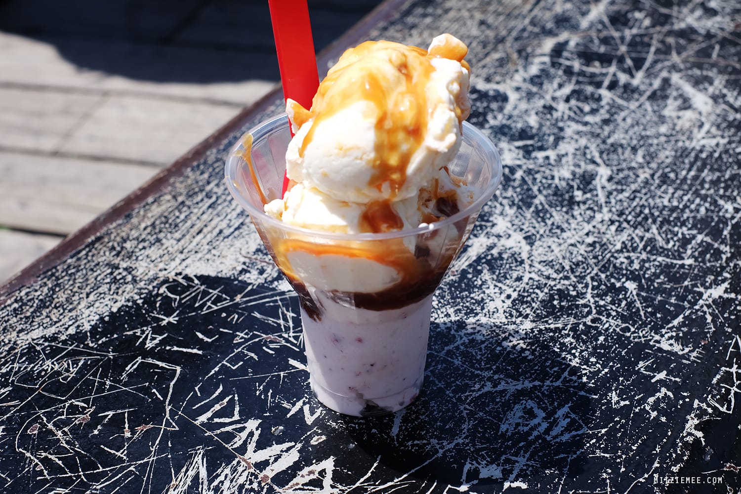 Peaches & Cream, Brooklyn Ice Cream Factory,