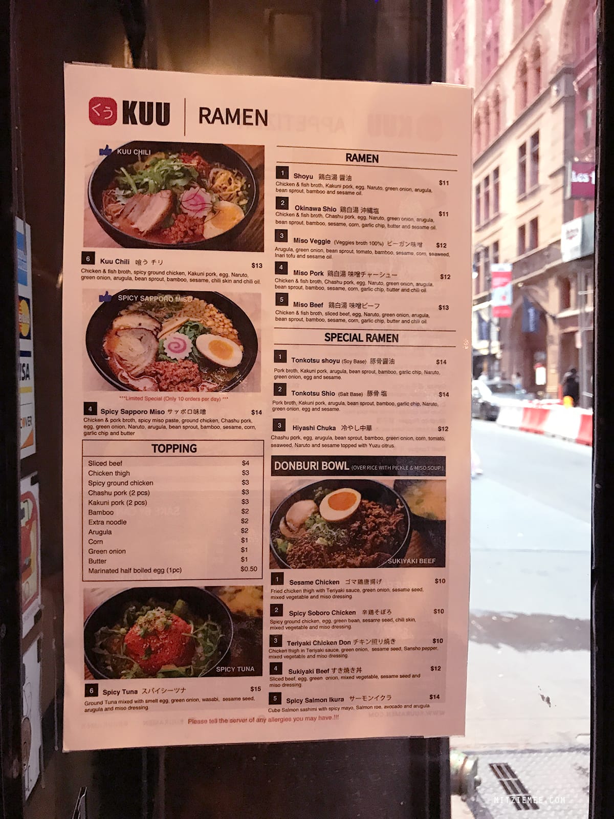 Kuu Ramen, New York