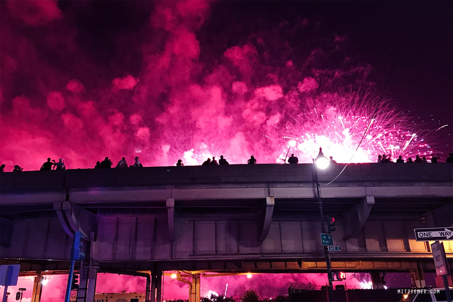 4th of July fireworks, New York City