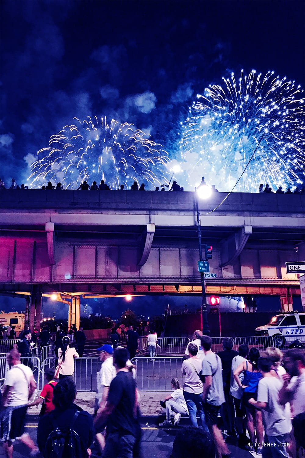 4th of July fireworks, New York City
