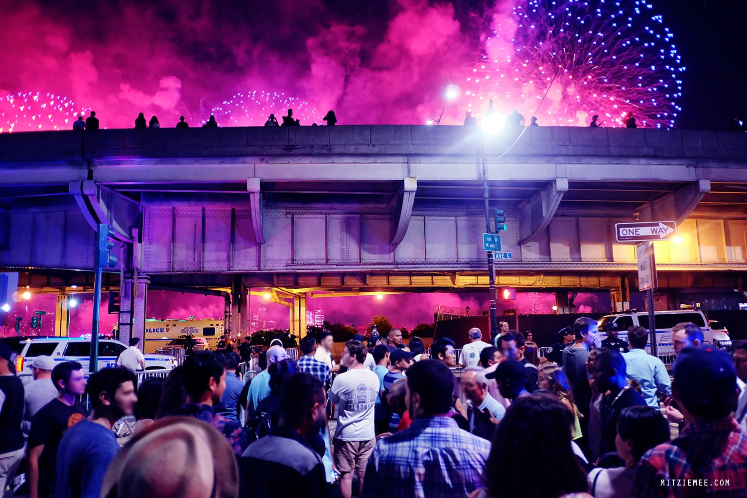 4th of July fireworks, New York City
