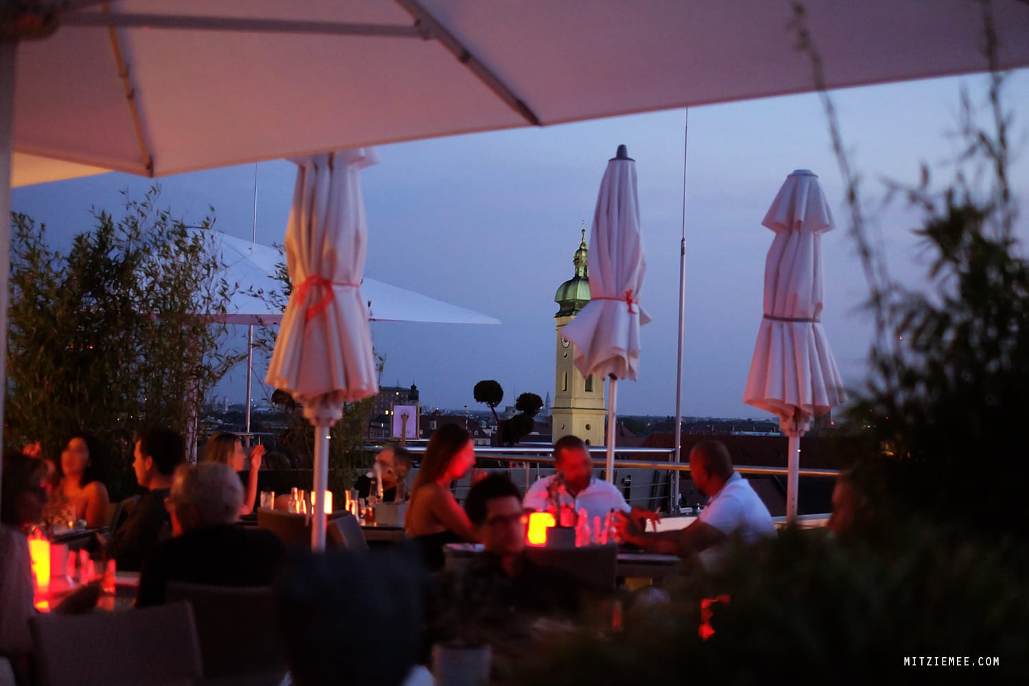The Terrace, rooftop-baren på Mandarin Oriental i München
