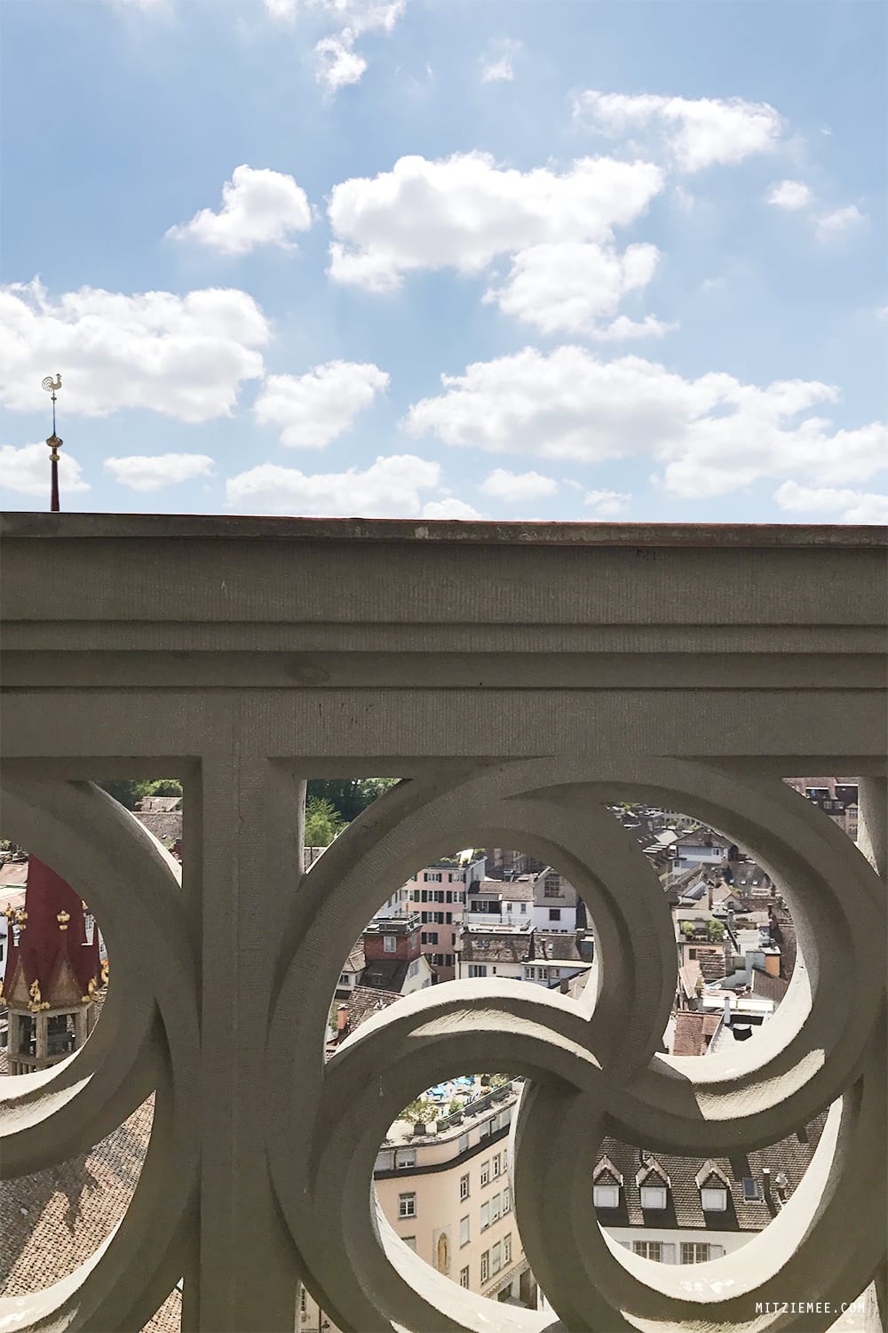 View from Grossmünster, Zurich