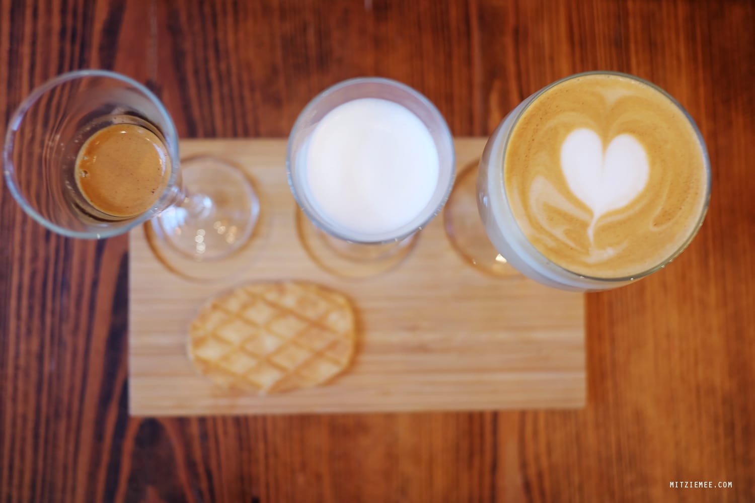 Deconstructed Latte at Coffee Project, New York