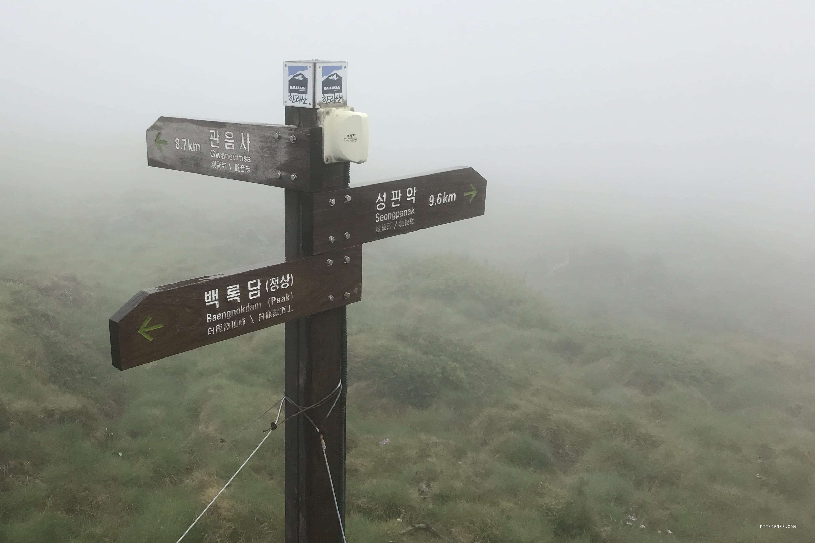 Hallasan mountain hiking, Jeju, South Korea