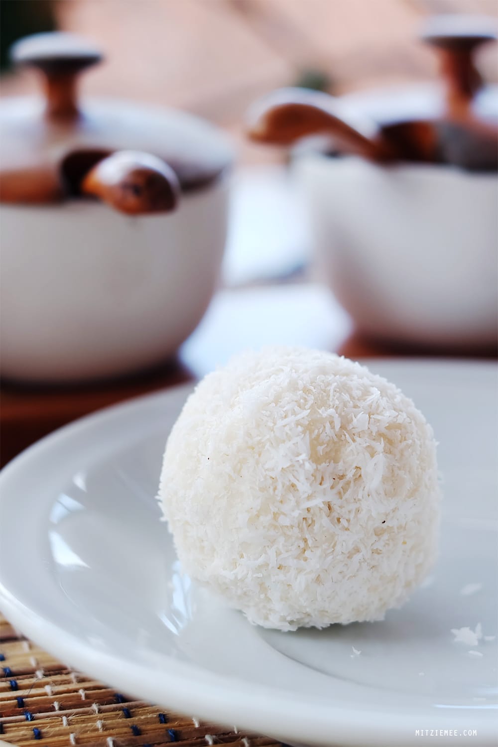 Raw ball at Earth Cafe, Ubud, Bali