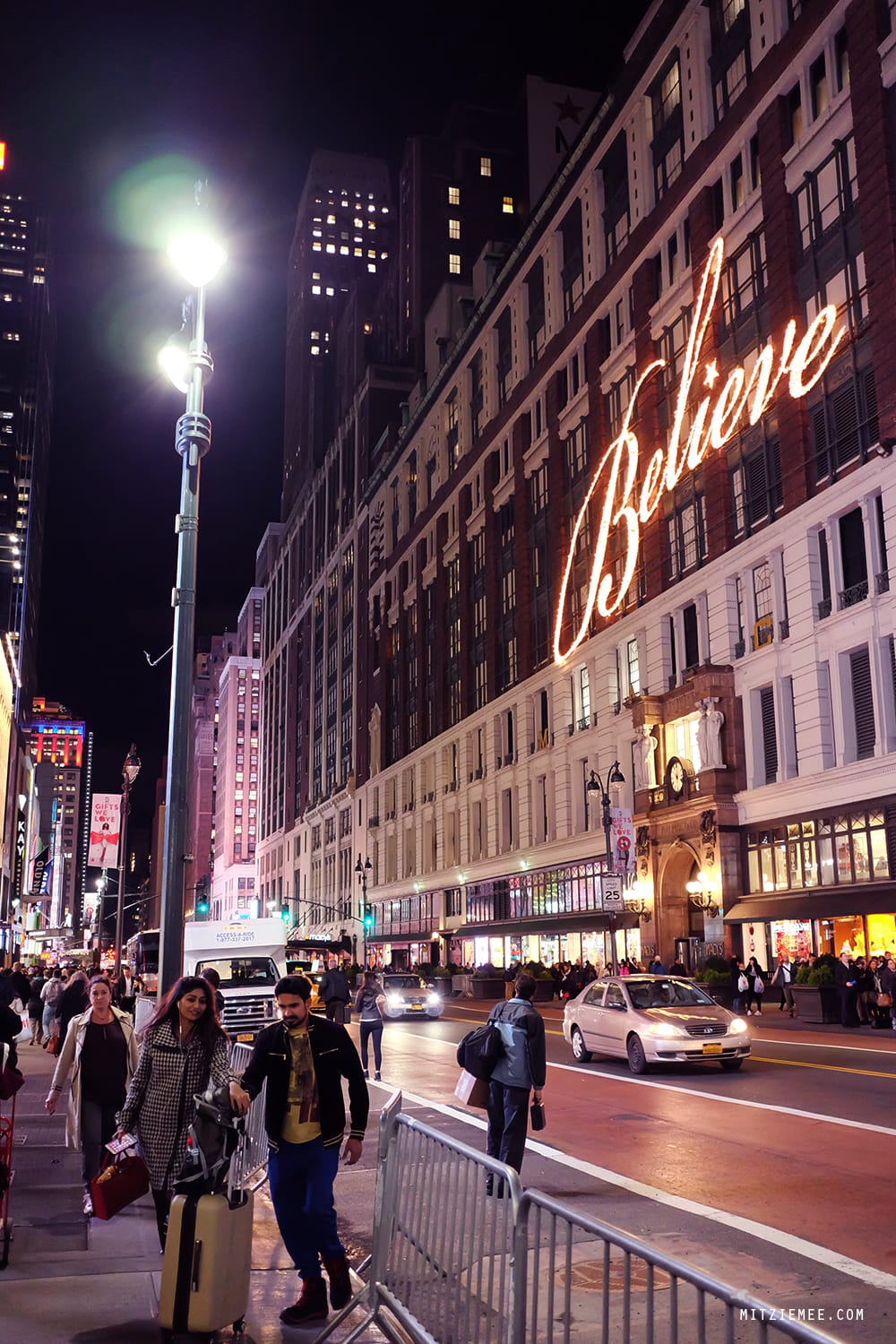 The Christmas windows at Macy's, Herald Square, New York City