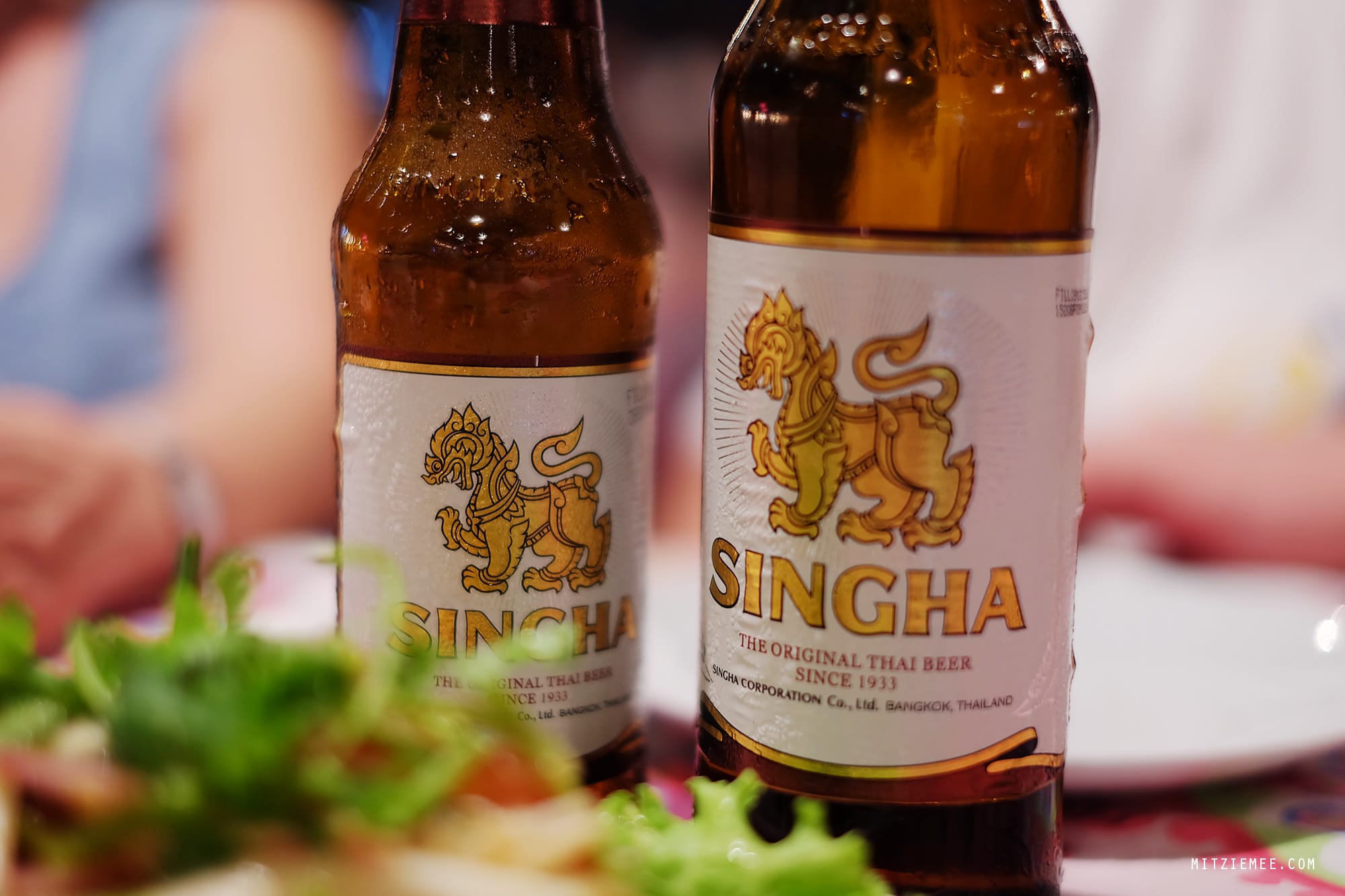 Singha beer, Karon Beach, Thailand