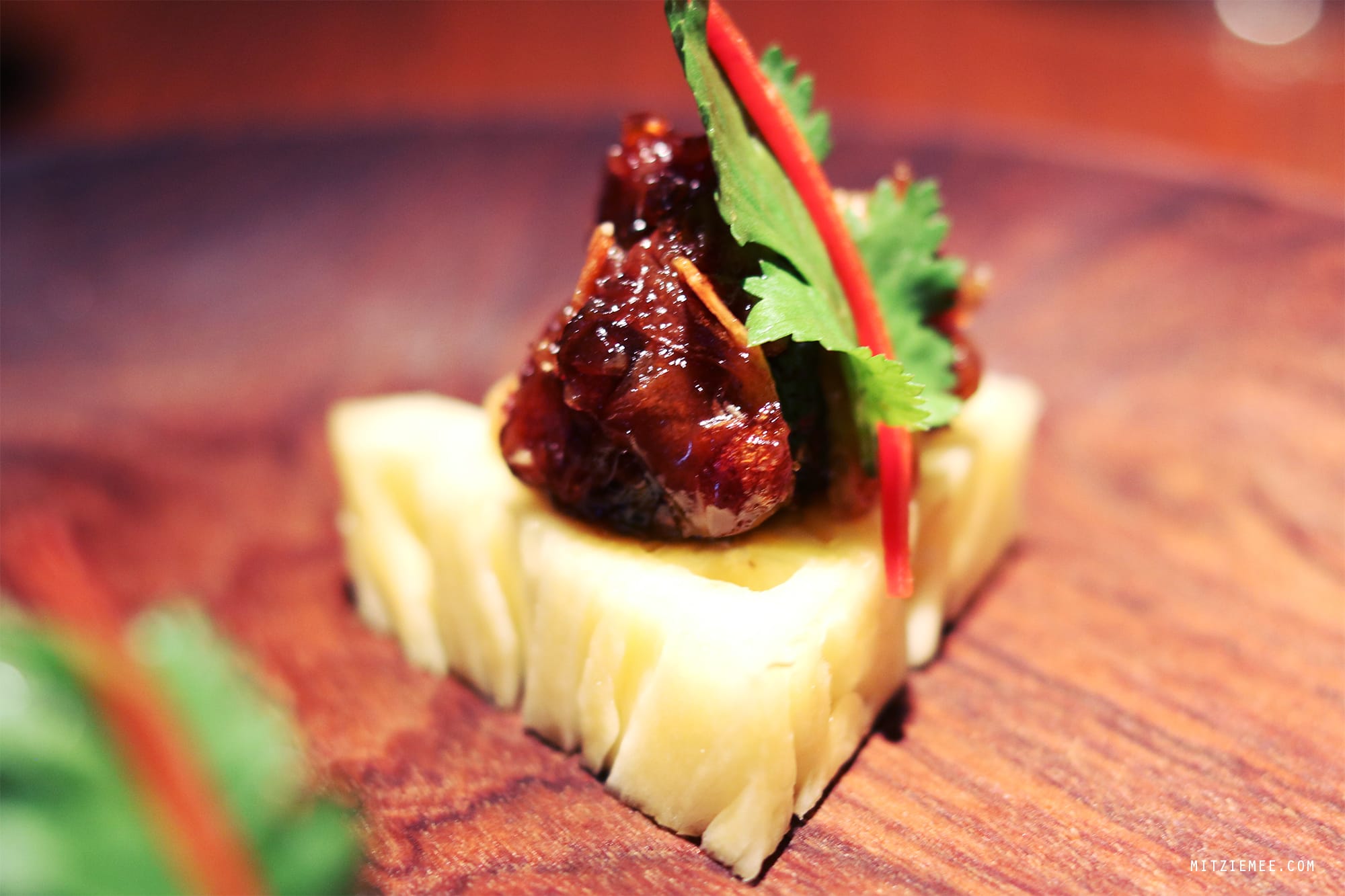 Canapés at Nahm, Bangkok restaurant