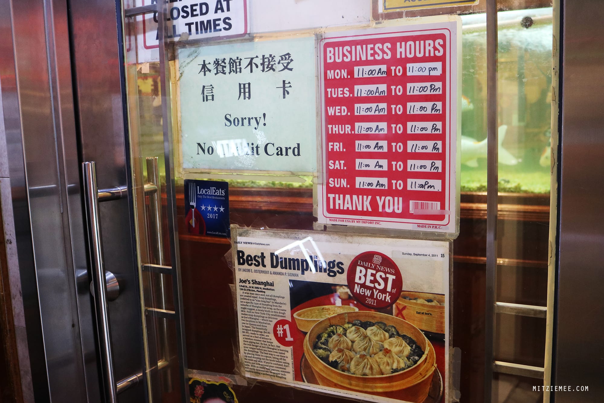 Joe's Shanghai, Chinatown, New York