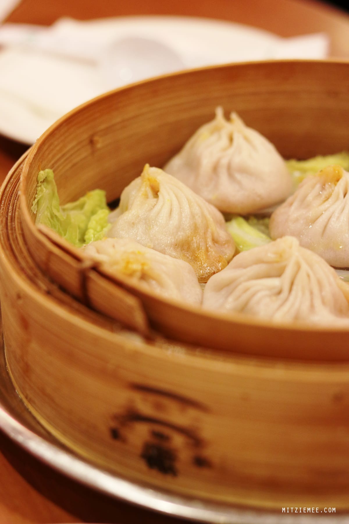 Soup dumplings, xiao long bao, at Joe's Shanghai, New York