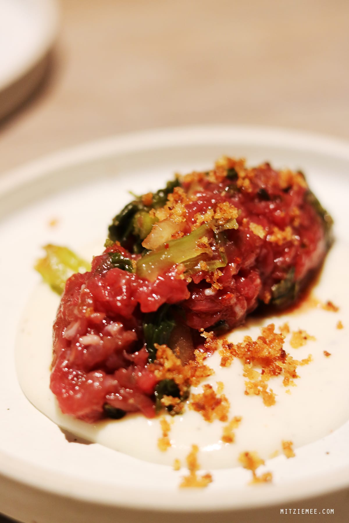 Beef Tartare, Atoboy, Korean restaurant in New York