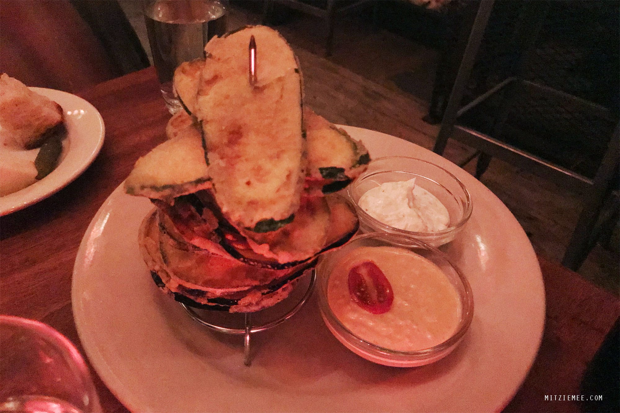 Zucchini chips at Cafe Select, New York