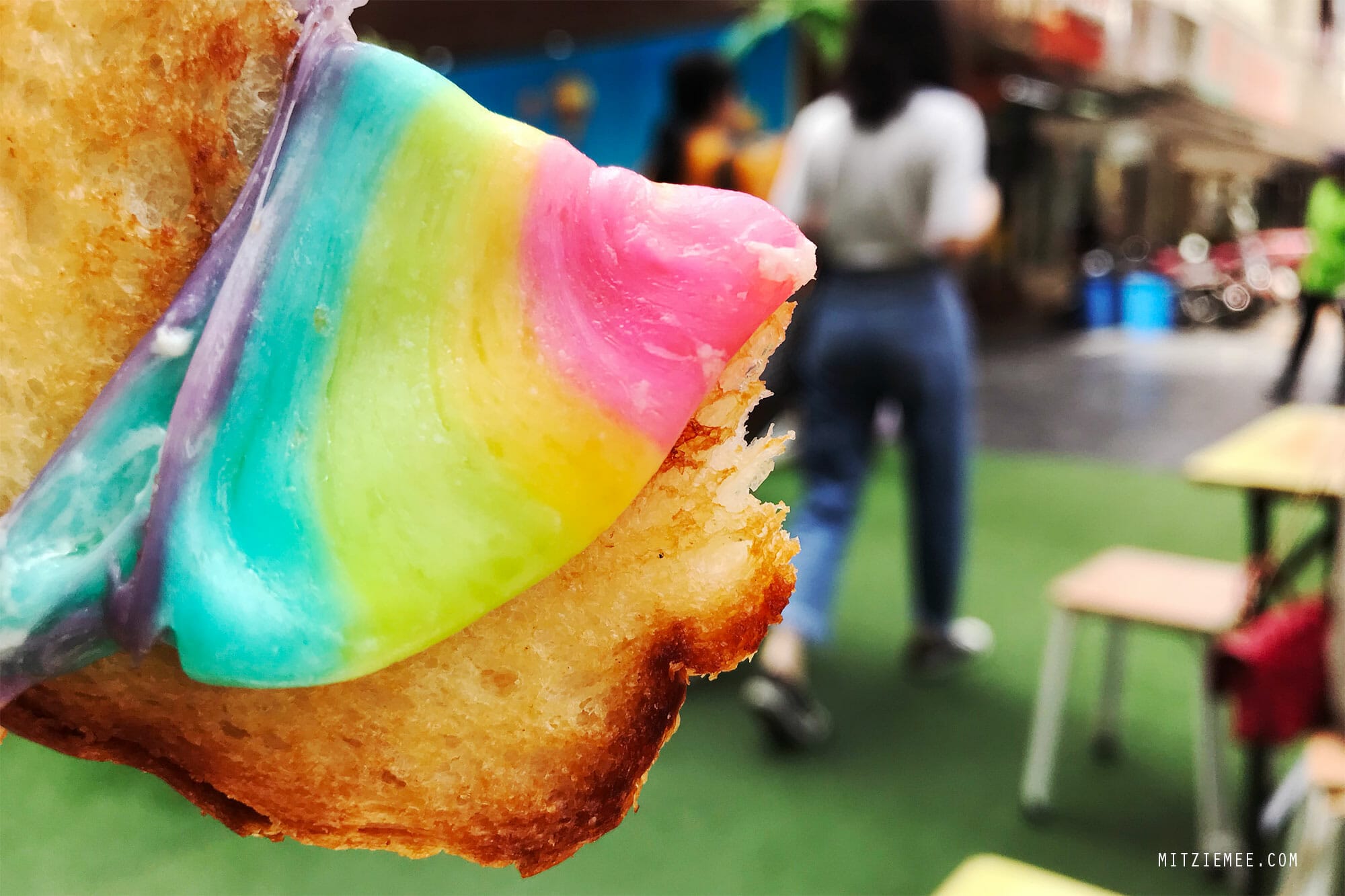 Unicorn Cheese Toast at Say Chiizu, Bangkok