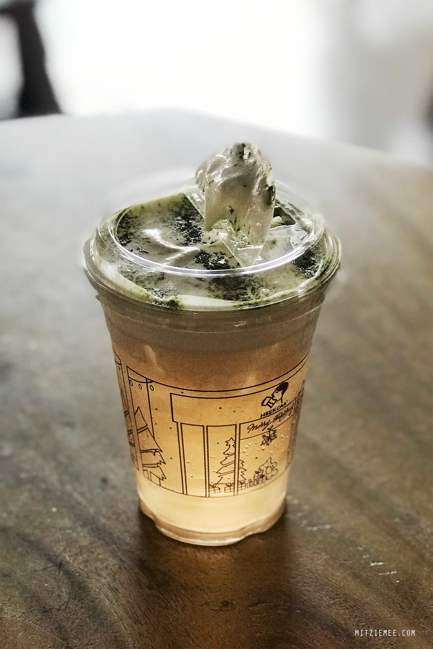 Cheese tea at Heekcaa, BKK Phnom Penh