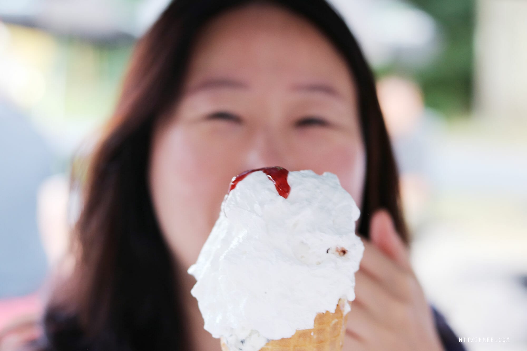 Danish ice cream with guf