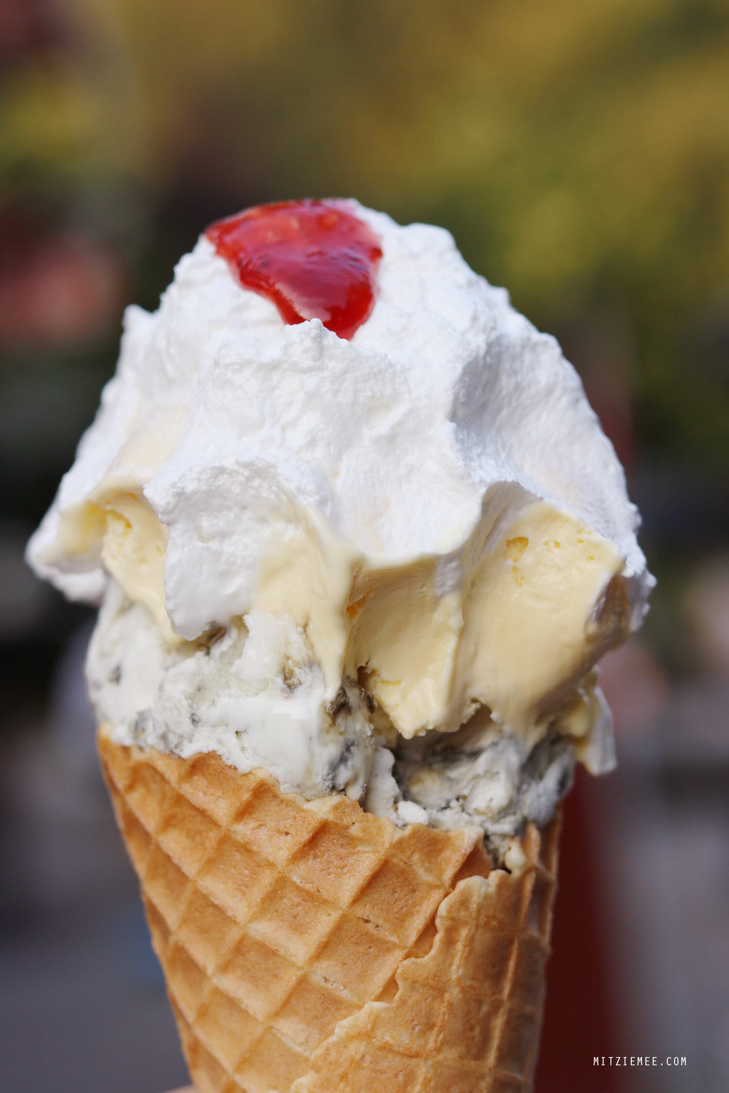 Danish ice cream with guf