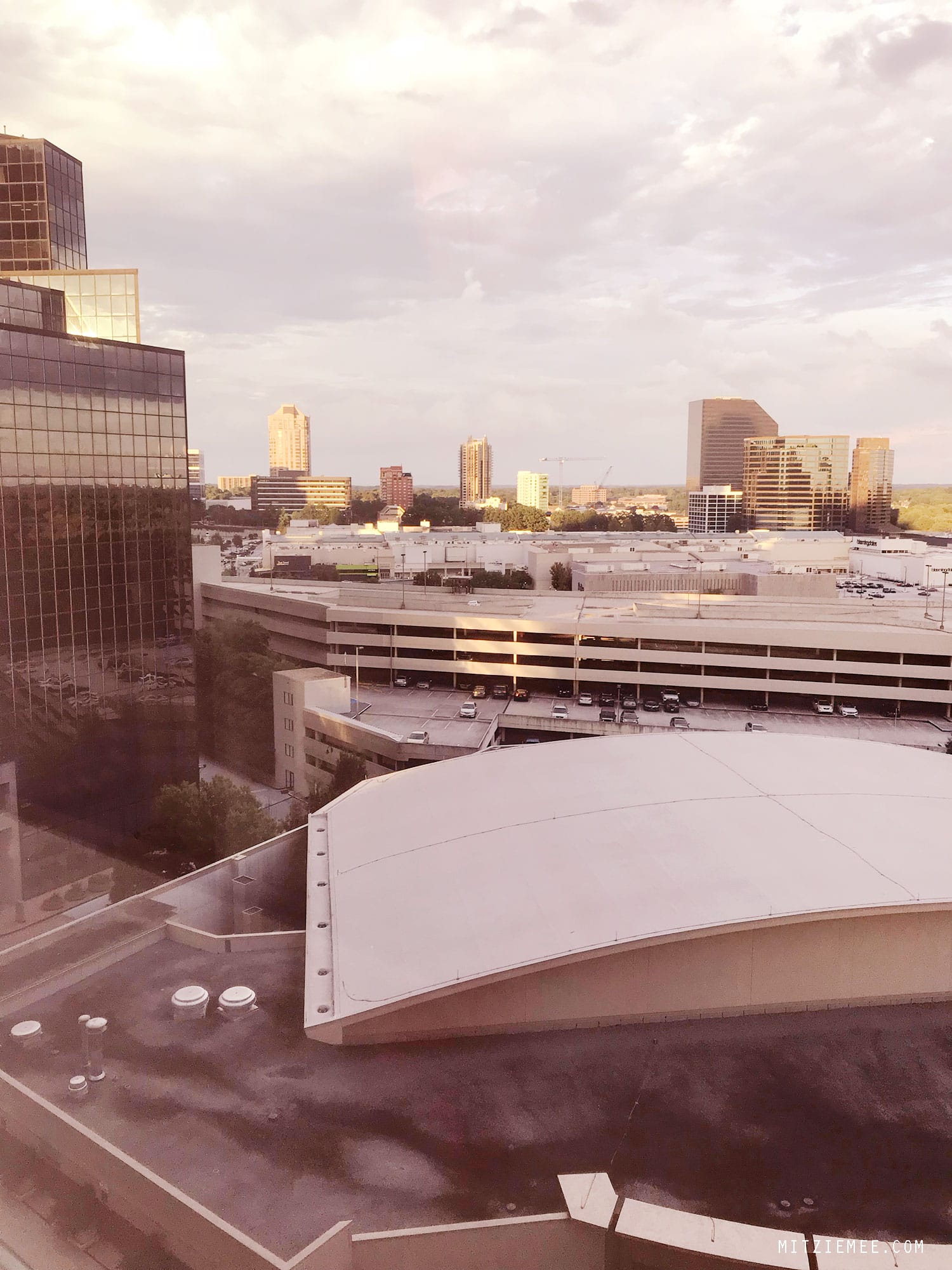 View from my room, InterContinental in Buckhead, Atlanta