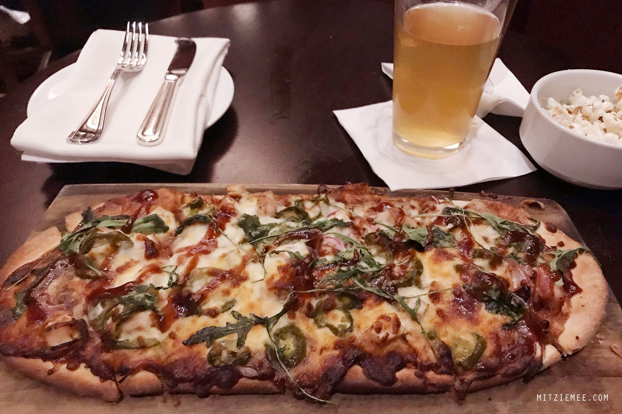 Flatbread in the bar at InterContinental in Buckhead, Atlanta