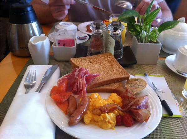 Breakfast at Radisson, Narita, Tokyo