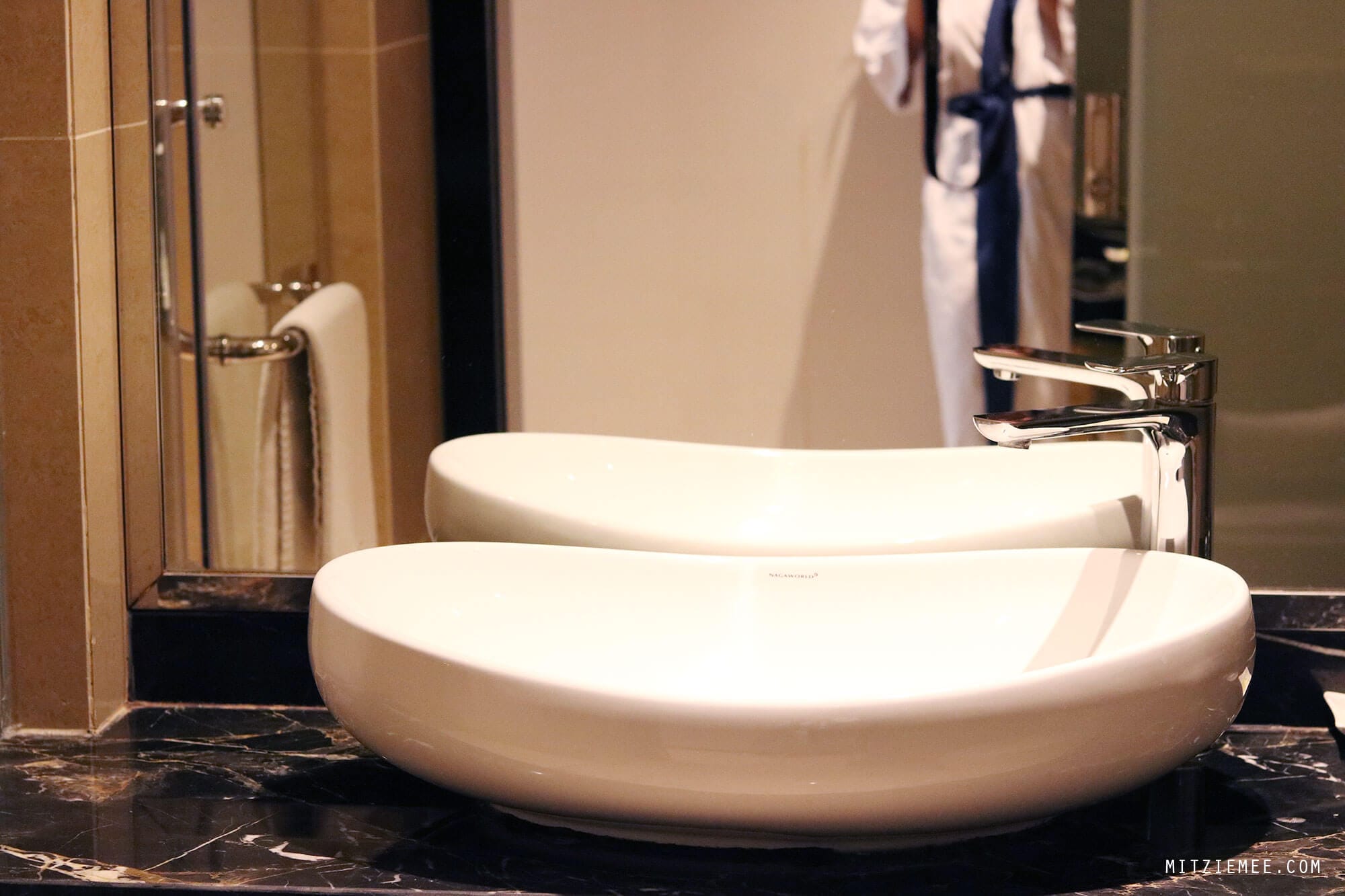 Bathroom at Naga World, Phnom Penh