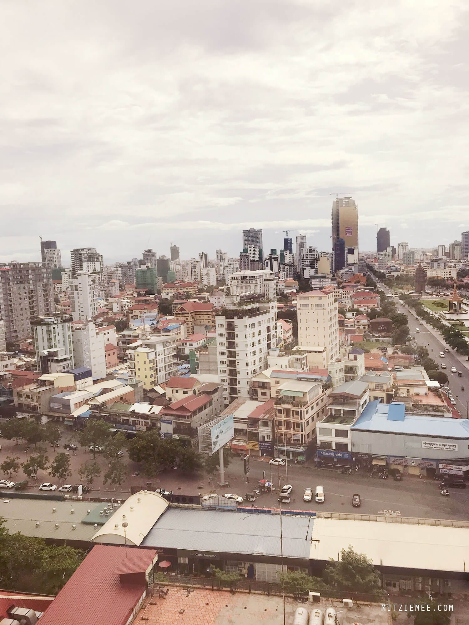 View from my room at Naga World, Phnom Penh